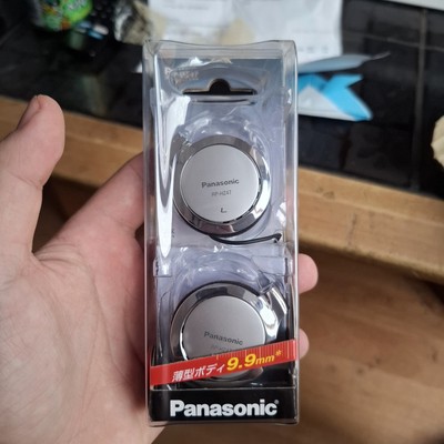 Panasonic Clip Earphone Headphone Silver RP-HZ47-S From Japan | eBay