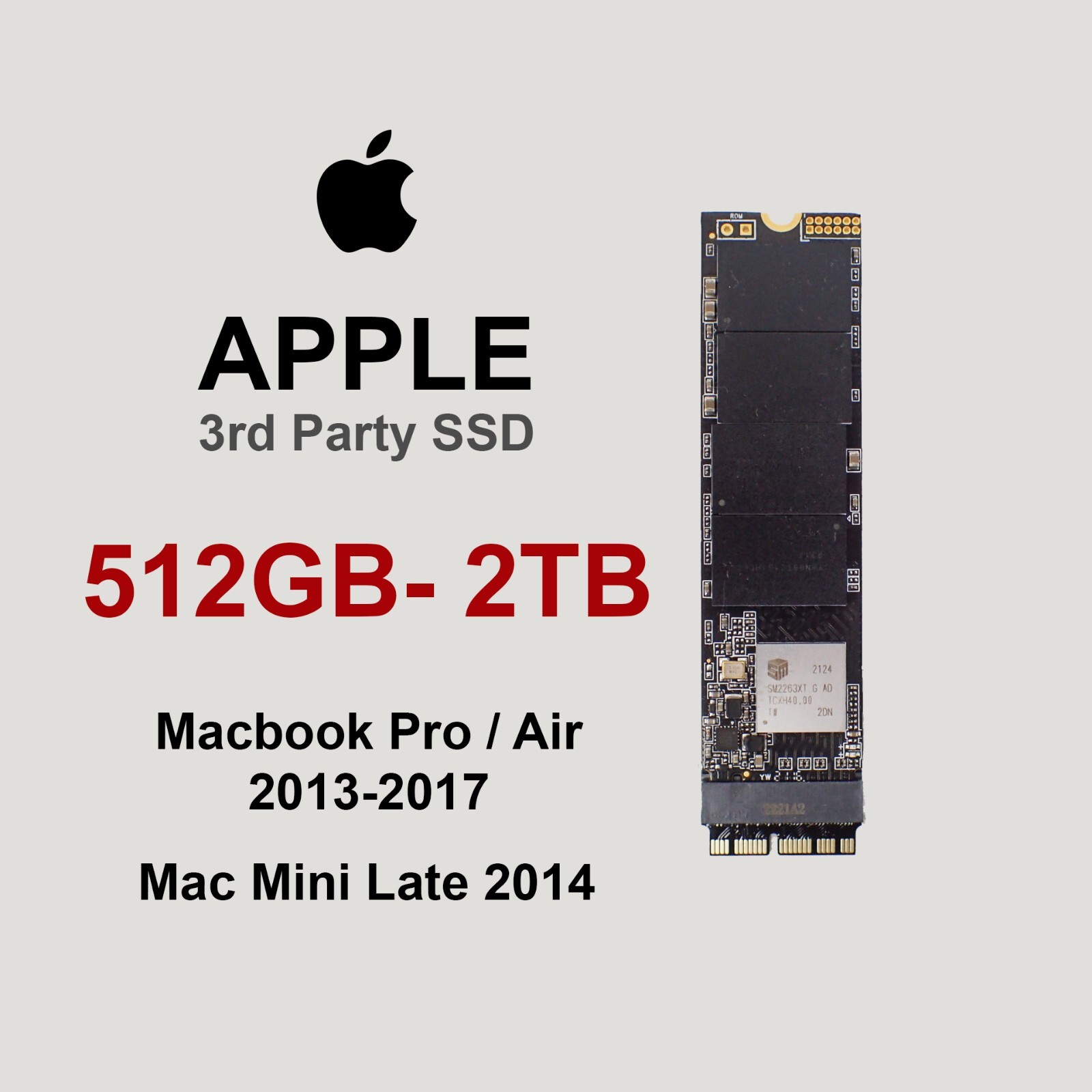 純正 Apple MZ-JPU512T/0A2 ☆512GB SSD 2枚セット ▽SAMSUNG MZ