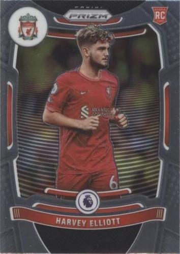 Harvey Elliott Signed 2022 Panini Premier League Sticker #365