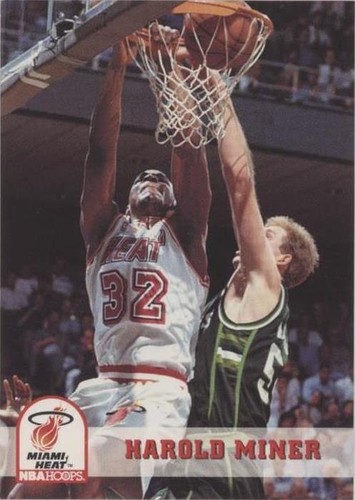 1993-94 NBA Hoops Face To Face Harold Miner / Michael Jordan