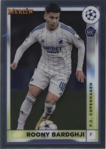 2022-23 Topps Finest UCC RC Roony Bardghji Auto Blue /150 PSA Gem