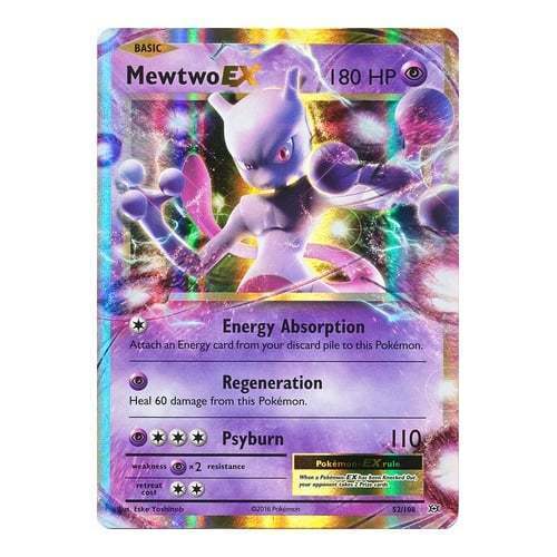 Pokemon MEWTWO Promo Kids WB Presents The First Movie Trading Card