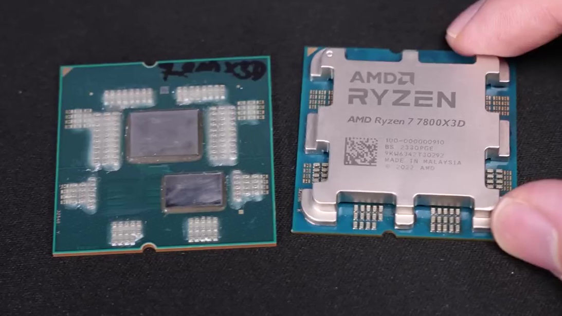 本物そっくりな「偽造AMD Ryzen 7 7800X3D」が中古市場に出回っている