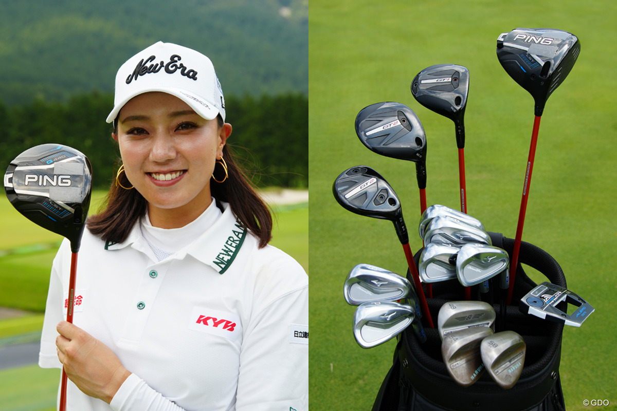 クラブ契約フリー宮田成華の14本 「G440 LST」「GT1」「ミズノプロ243