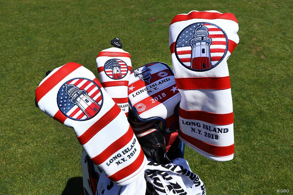 開幕の前に！「全米オープン」仕様のヘッドカバーをチェック 【PGA