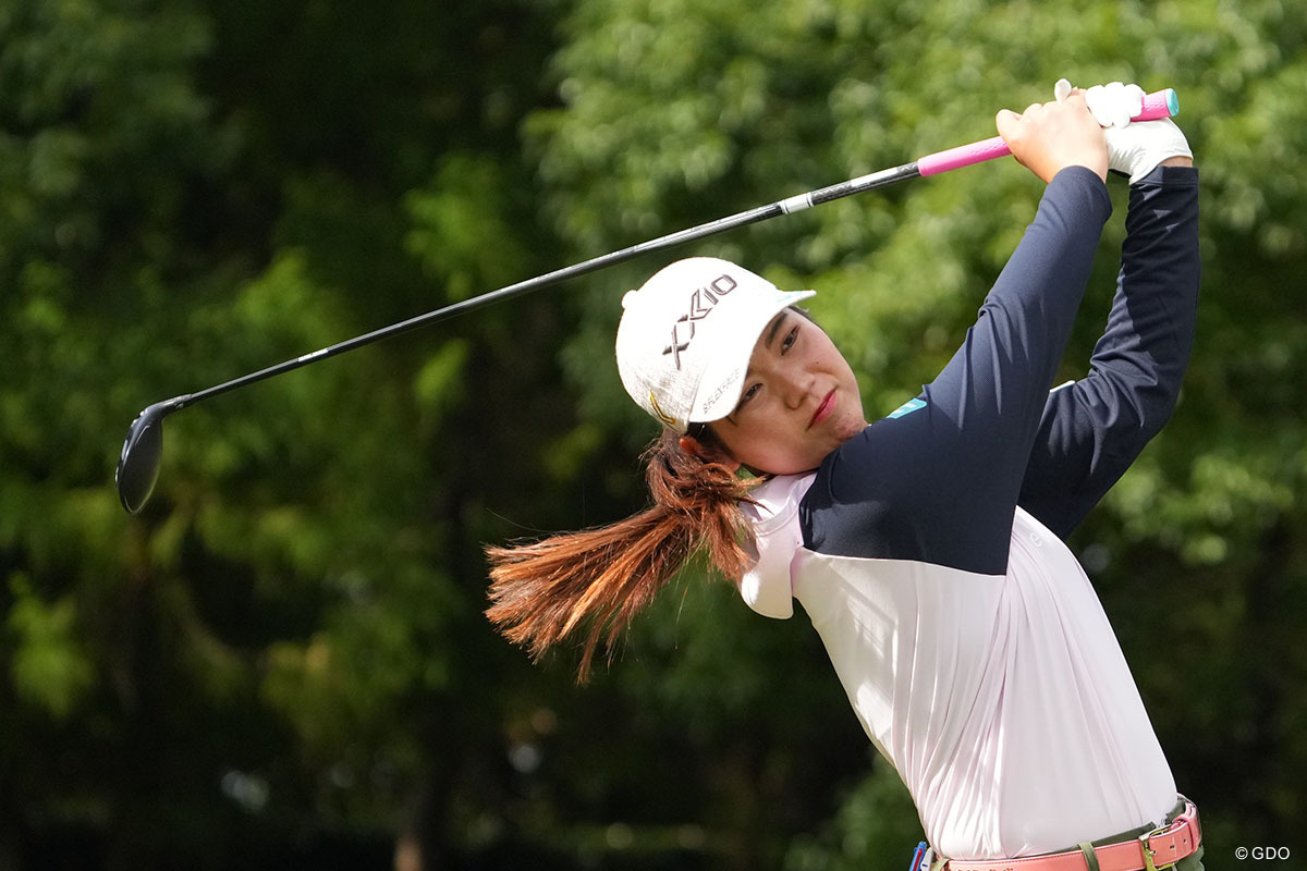 目印は「かわいい」ピンクのグリップ 櫻井心那の14本 【国内女子ツアー