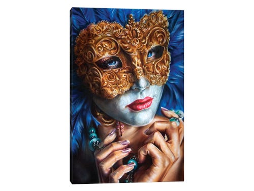 Masquerade Canvas Wall Art by Derek Turcotte | iCanvas