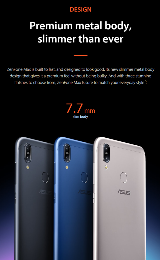 Asus Zenfone Max M2 ZB633KL (Black/Blue), 6.3In HD+, SD 632 Octa