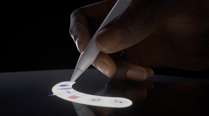 Apple Shows Off New Accessories: Pencil Pro, Magic Keyboard for