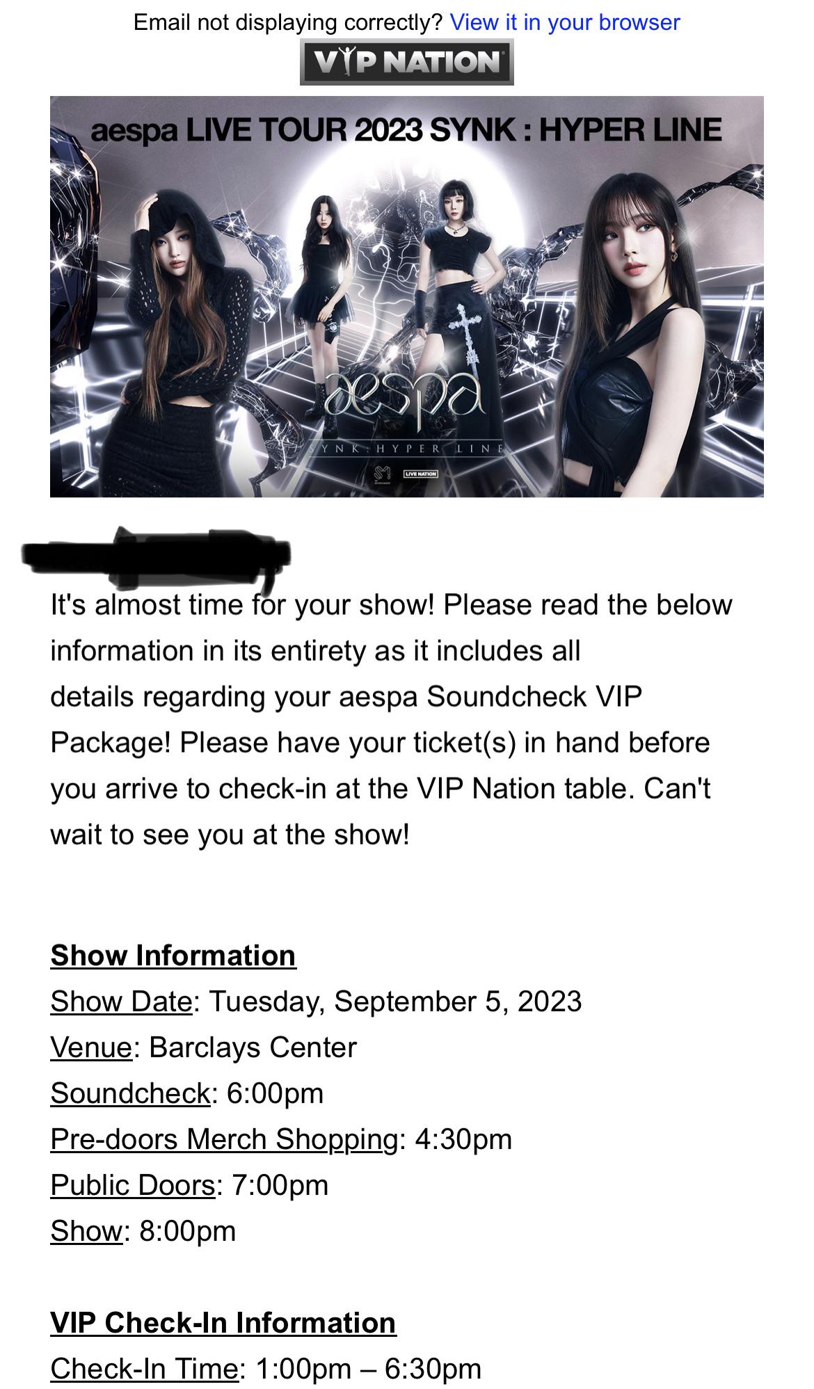 aespa LIVE TOUR 2023 'SYNK : HYPER LINE' (Discussion Megathread