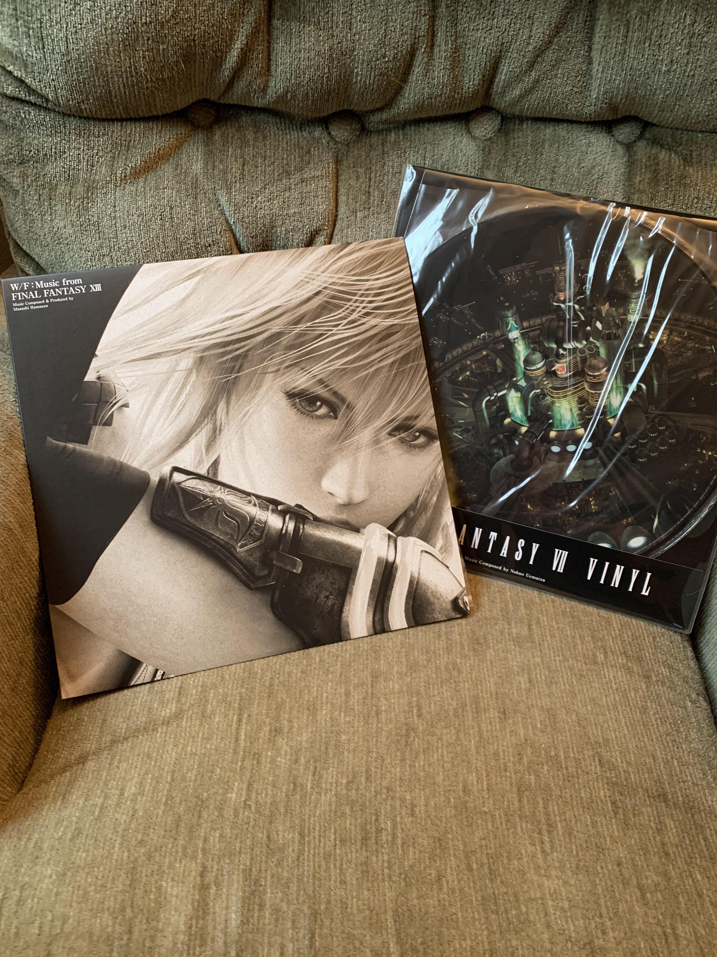 FF 7 and FF13 Vinyl finally arrived! : r/FinalFantasy