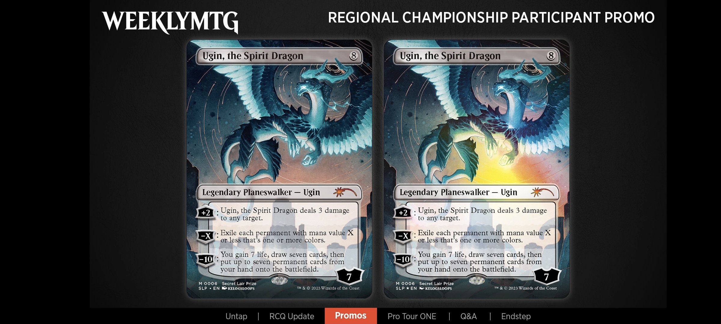 MTG 精霊龍、ウギン PSA10 世界5枚 精霊龍、ウギン/Ugin, the Spirit