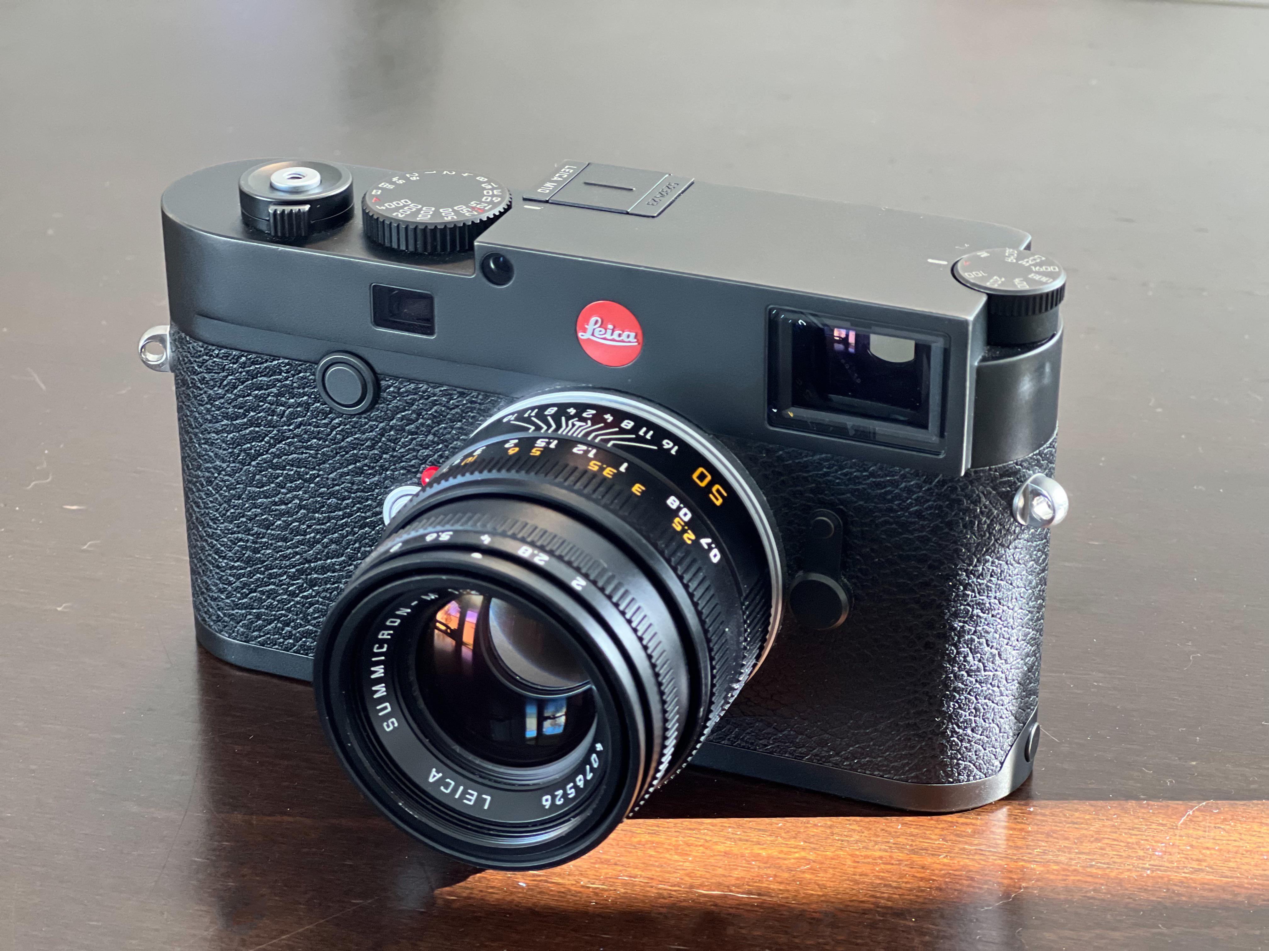 新しいレンズの日！M10と最新版のSummicron 50mm f2。このレンズ、マジ