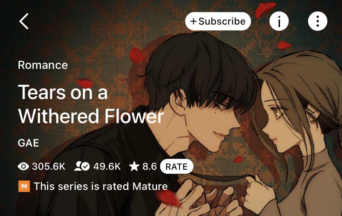 Webtoonの枯れた花に涙 : r/webtoons