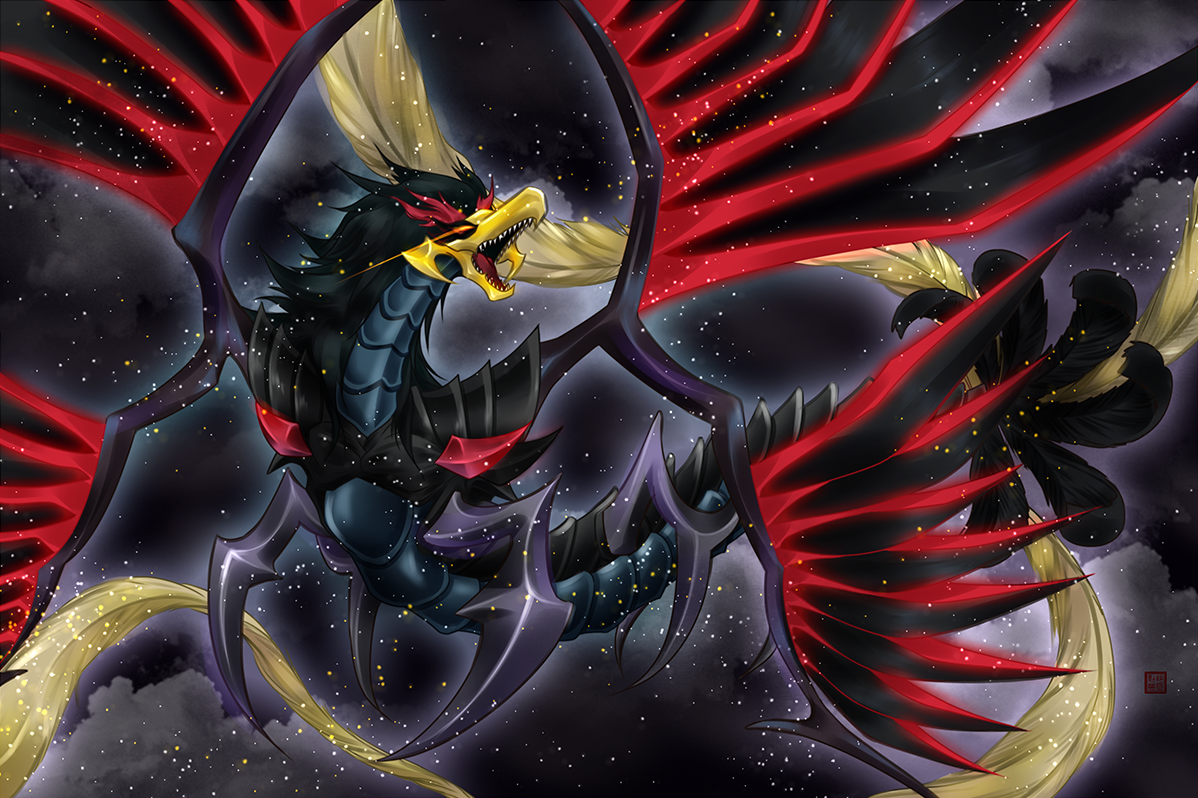 一番特別なデザインのドラゴンを描いて！ブラックフェザー・ドラゴンが