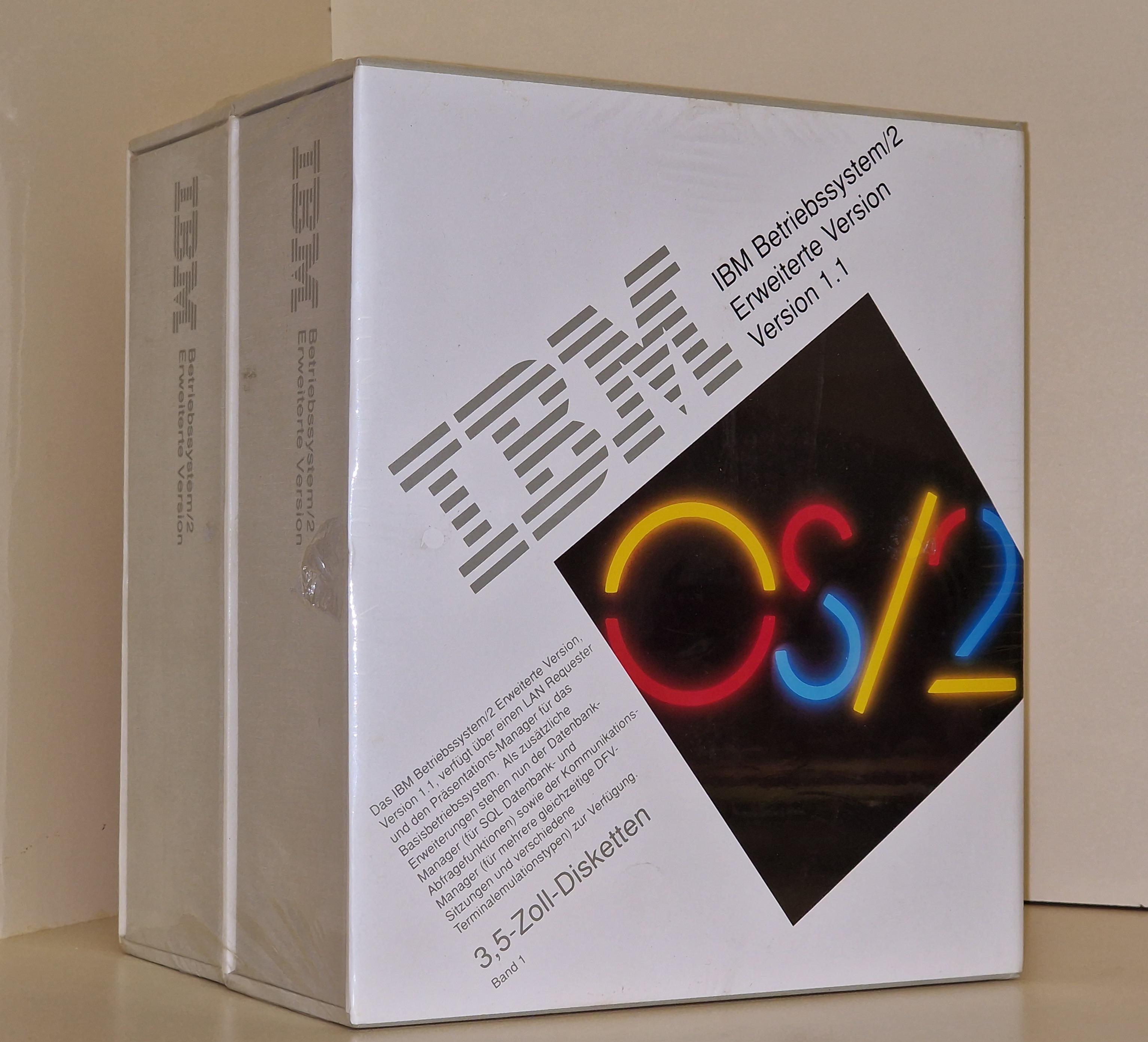 IBM OS/2 v1.1 NOS - still unopened in it's shrinkwrap foil : r