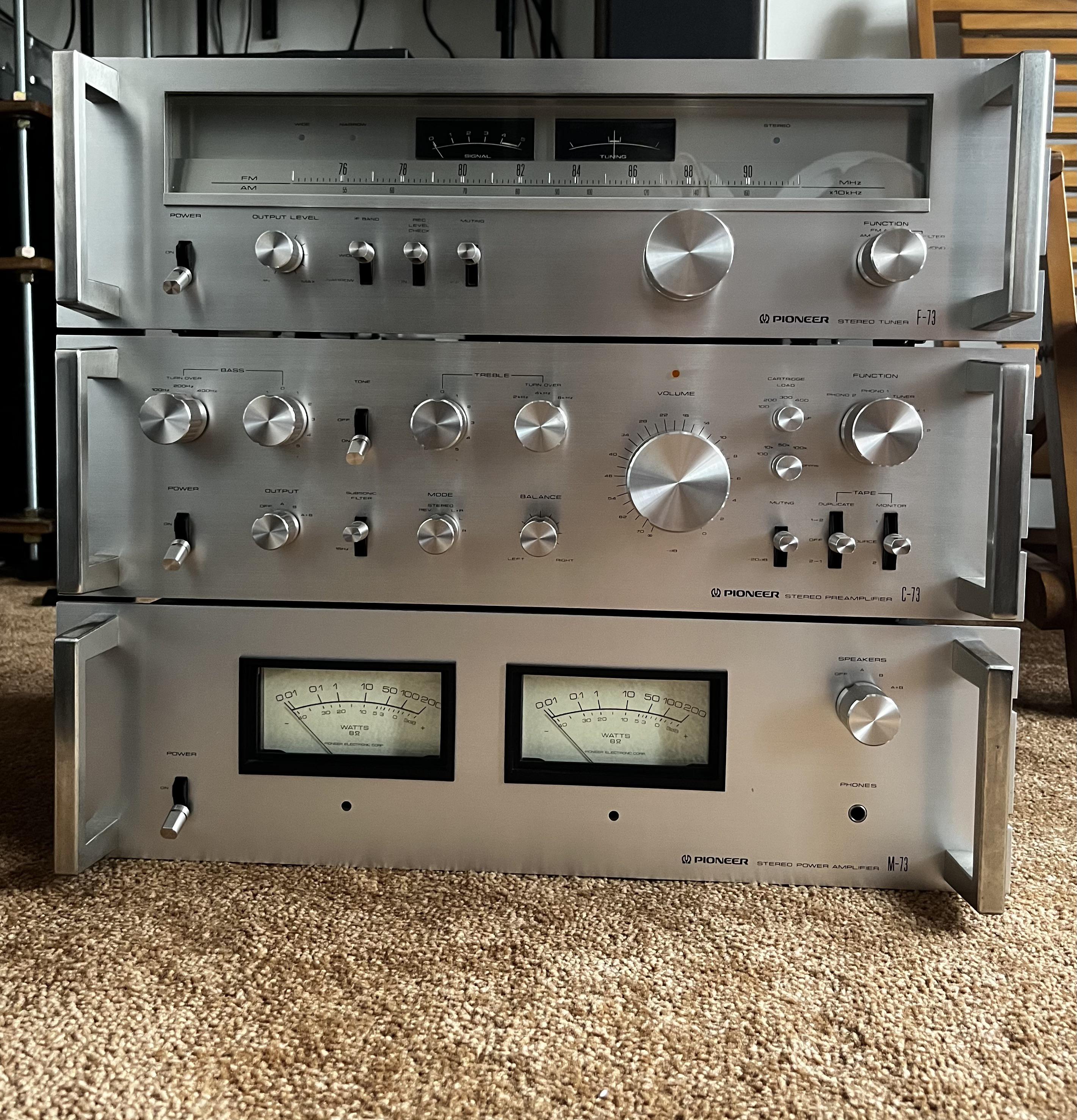 Pioneer Spec-3 and Spec-4 Japanese domestic version(C73/M73) with