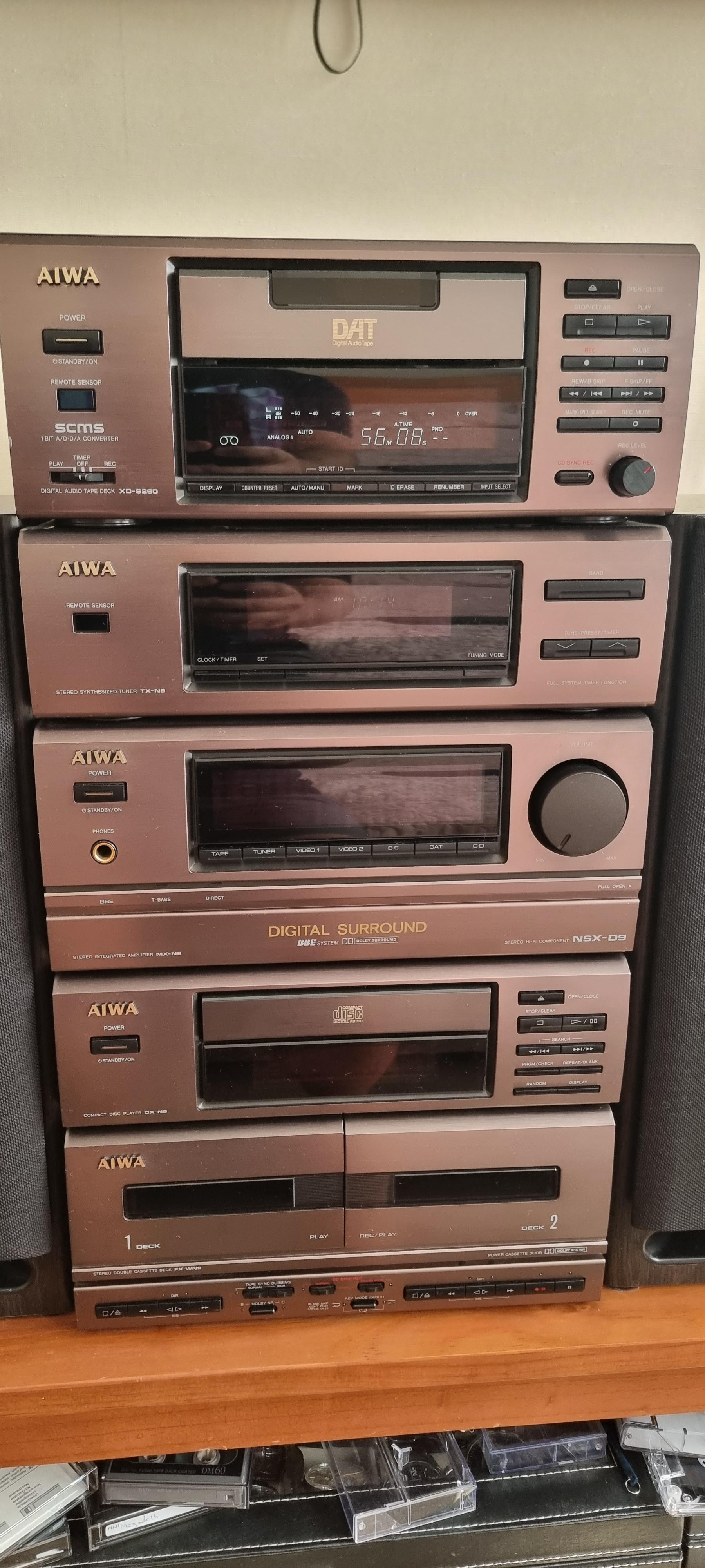 Aiwa XD-S260 digital recording : r/vintageaudio