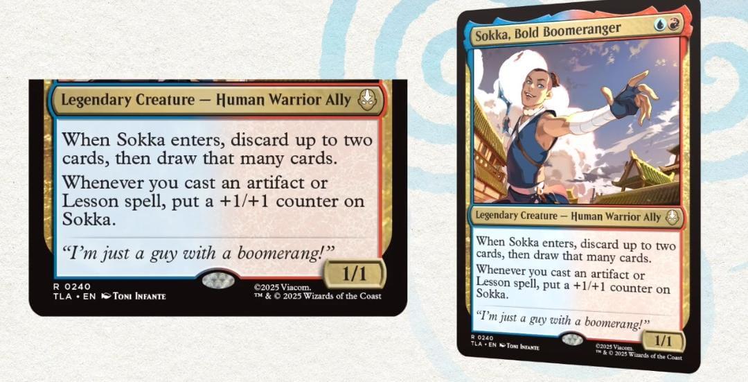 TLA] Sokka, Bold Boomeranger : r/magicTCG