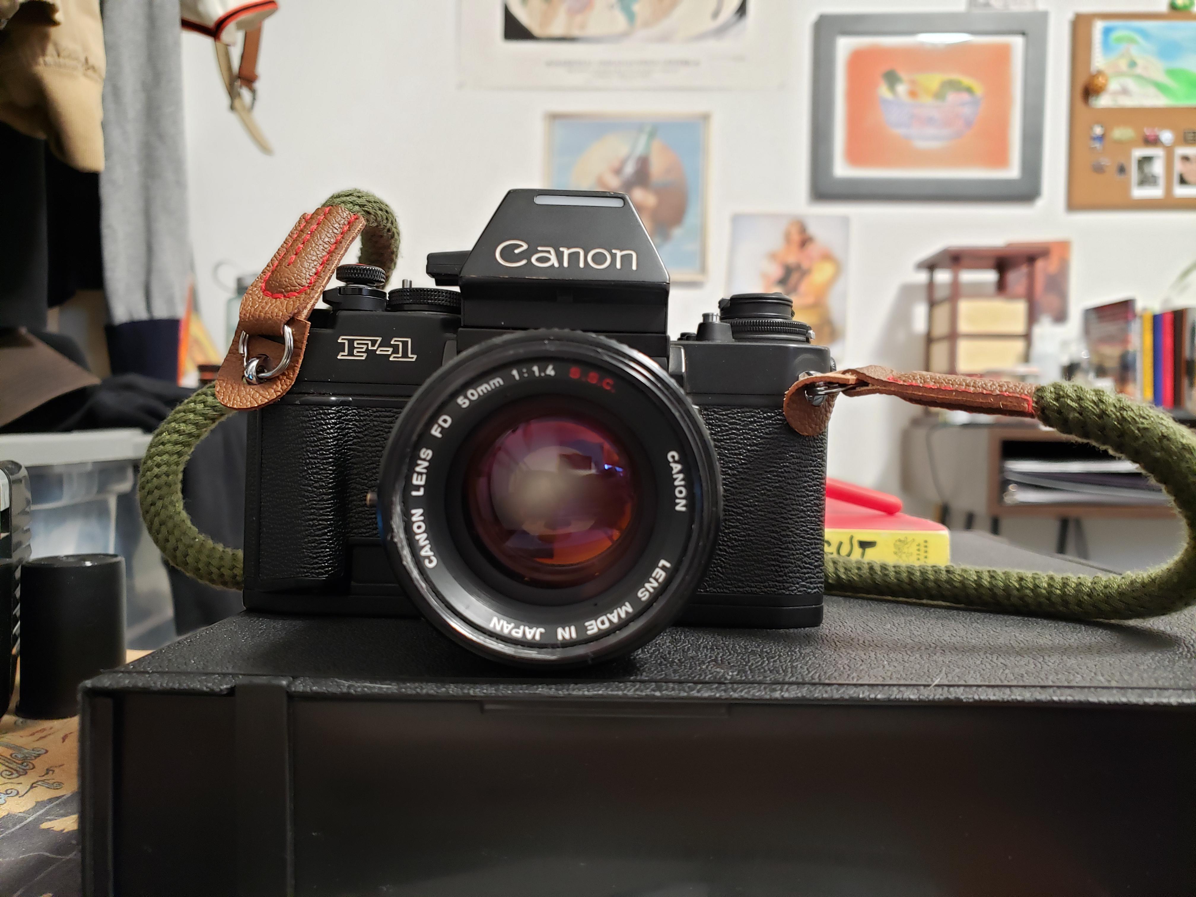 My baby, Canon F-1N with 50mm F1.4 lens : r/AnalogCommunity
