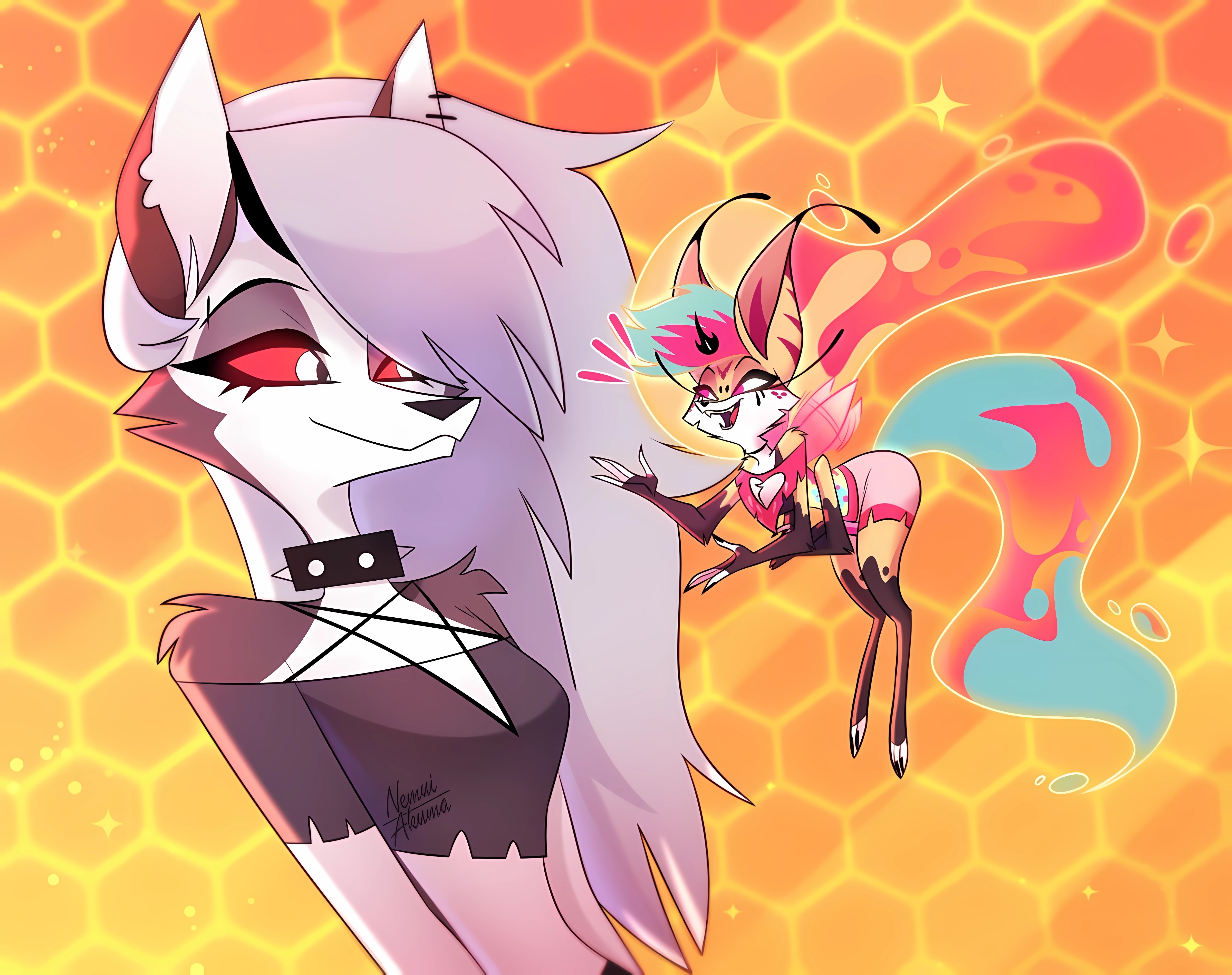 Loonaとリトル・クイーン・ビー（アート by @akuma_nemui） : r