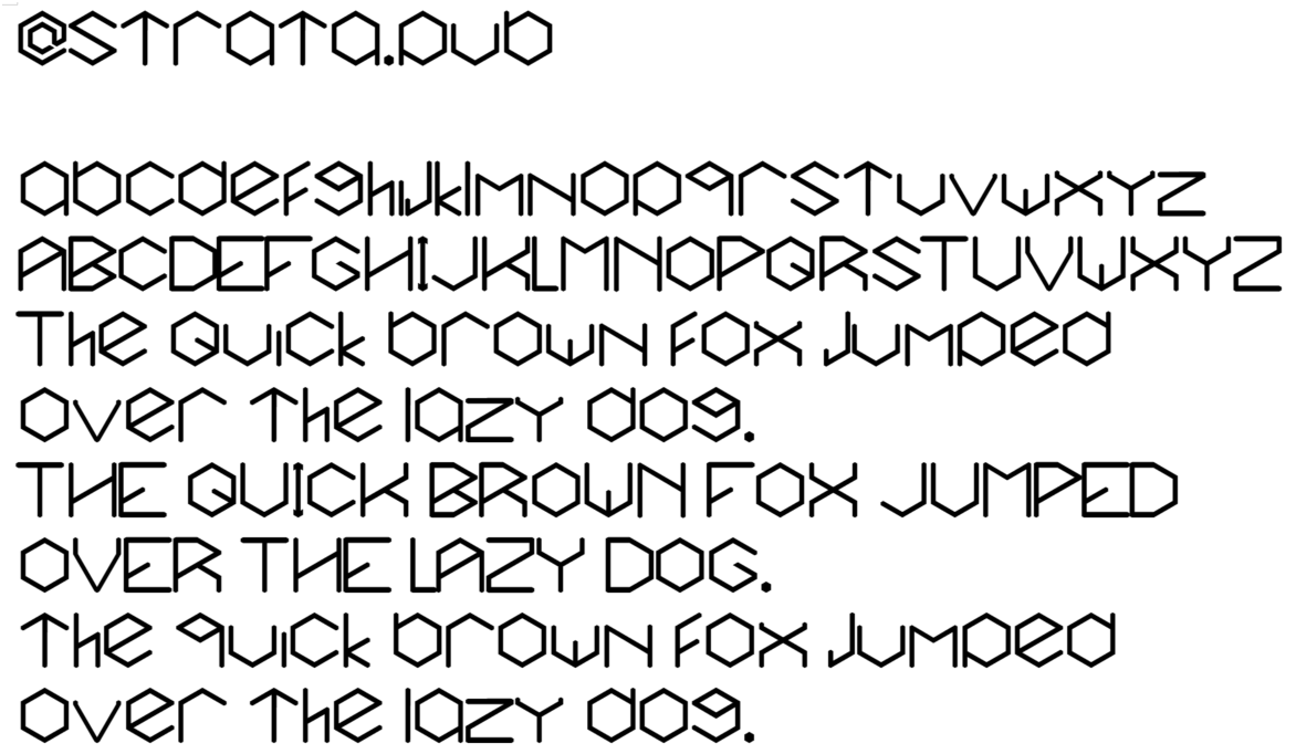 Any feedback for a hexagon-based font would be great! : r/fonts