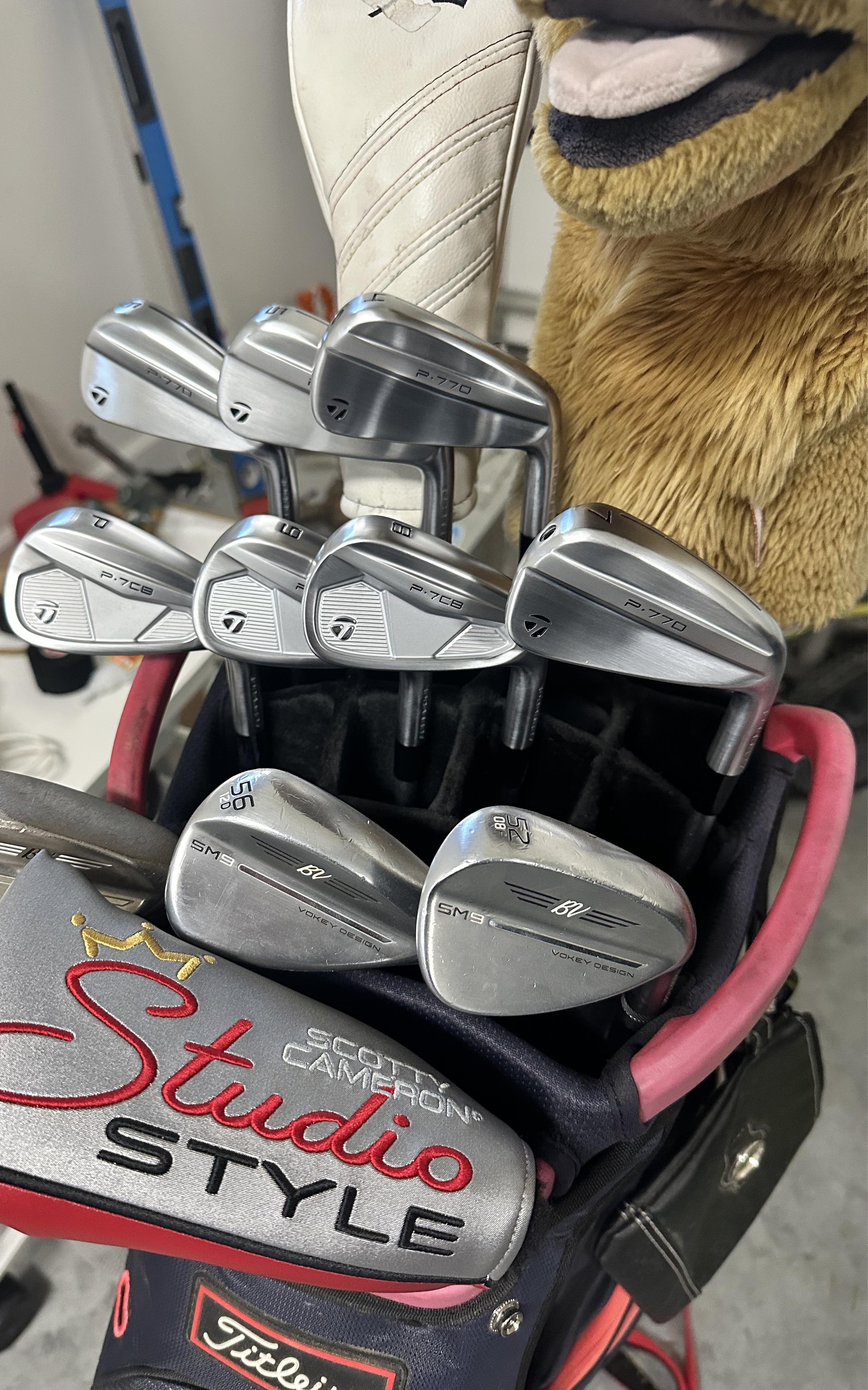 New clubs came in P770/P7CB combo set : r/TaylorMadeGolf