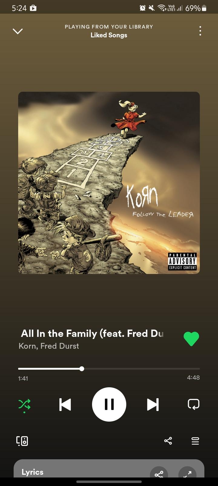 Thoughts on All In The Family? (KoRn and Fred Durst collab) : r