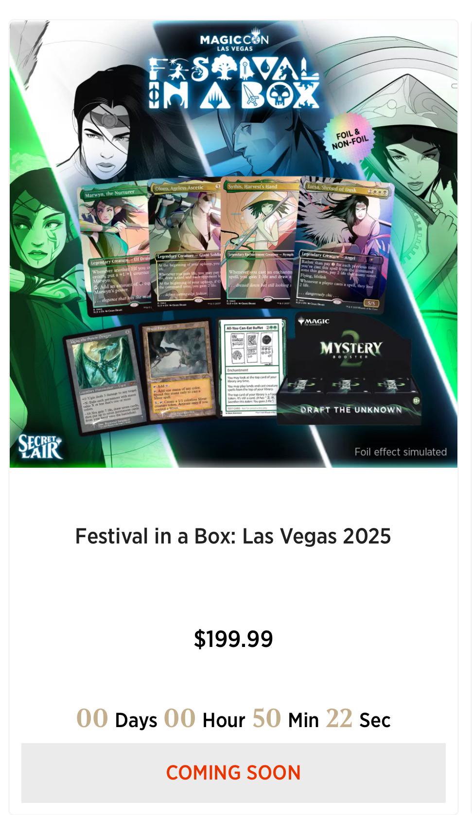 MTG Festival in a Box: Las Vegas 2025 旧枠 MagicCon Las Vegas 2025