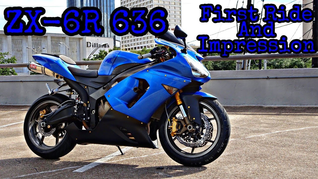 2005 Kawasaki ZX6R 636 First Ride and Impressions - YouTube