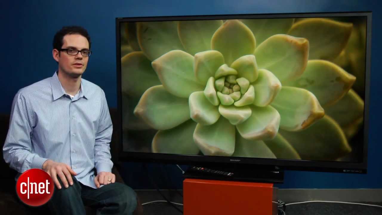 First Look: The relatively inexpensive 60-inch Sharp TV - YouTube