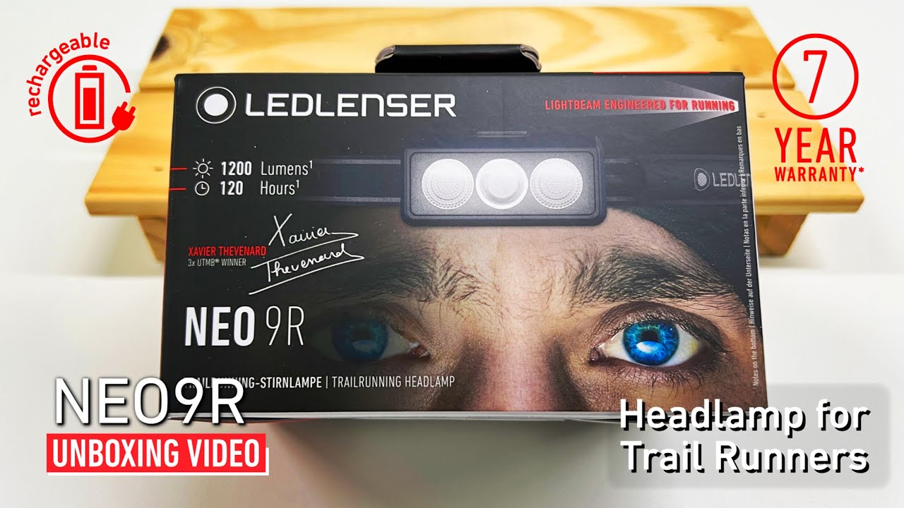 Ledlenser NEO9R Trail Runner Headlamp for Fast-paced activities
