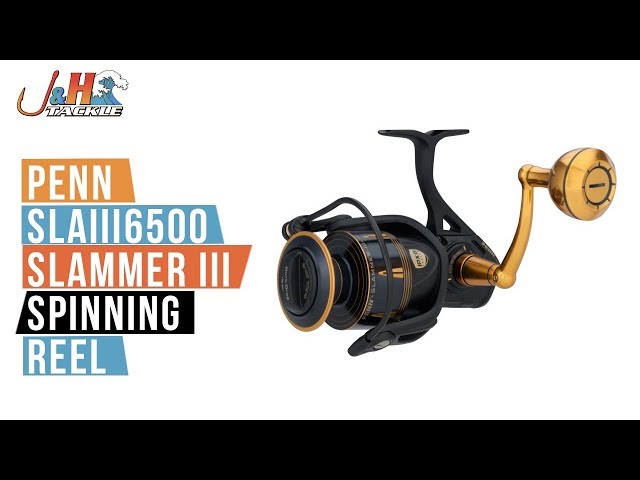 Penn Slammer III SLAIII6500 Spinning Reel | J&H Tackle - YouTube