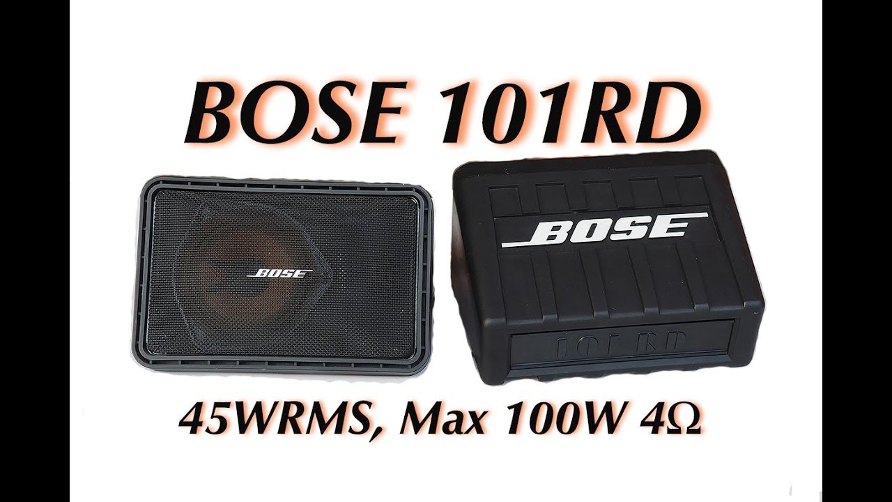 BOSE 101RD Speakers Test - YouTube