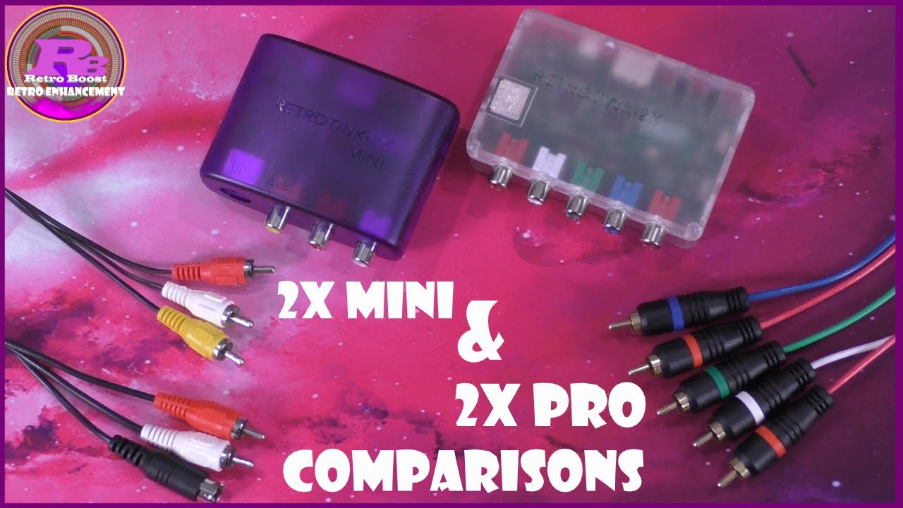 RetroTINK 2X Mini and 2X Pro: Composite, S-Video, and Component