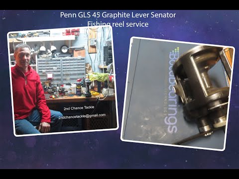Penn GLS 45 Graphite Lever Senator Fishing reel service and Boca