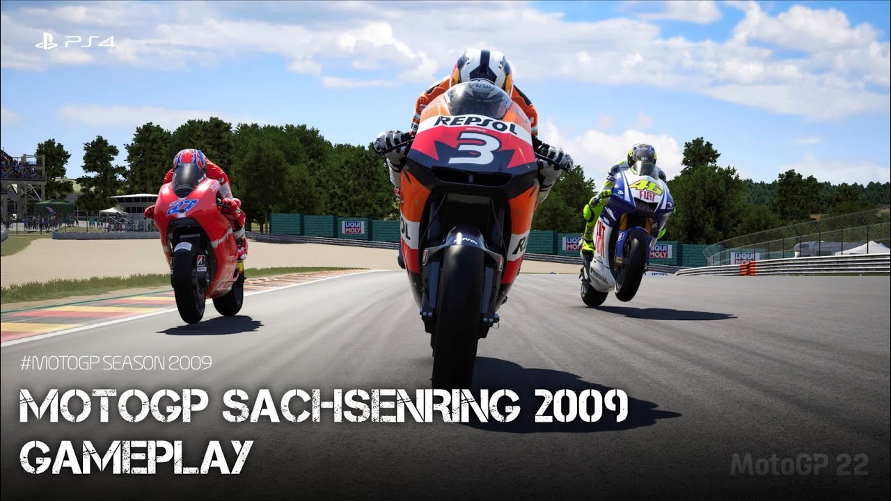 MotoGP 2009 Season Gameplay | Dani Pedrosa #GermanGP - YouTube