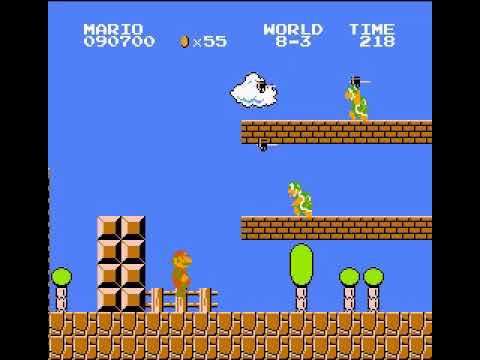 ファミコン】スーパーマリオブラザーズ【やっとクリアできたよ】 - YouTube