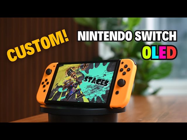 UNBOXING + REVIEW custom Nintendo Switch OLED || Nintendo Store