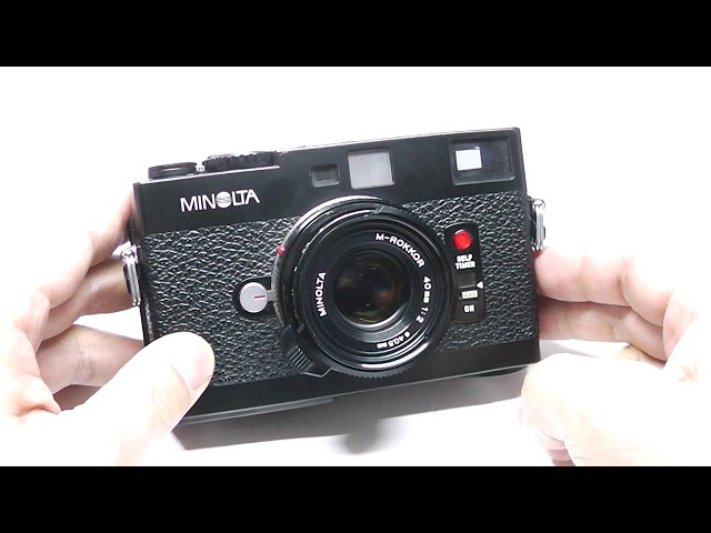 Minolta ミノルタ CLE + M-Rokkor 40mm F2 セット - YouTube