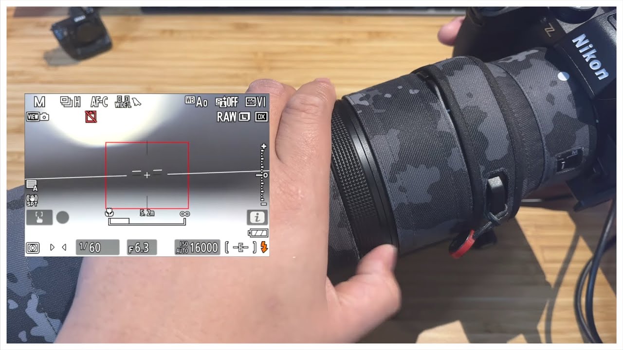 手持ち撮影時に操作しにくい180-600のフォーカスリングを快適にする