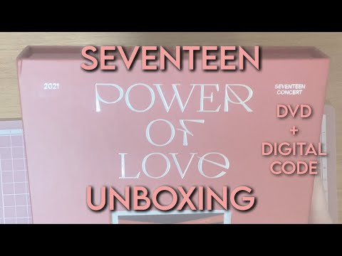 SEVENTEEN 'POWER OF LOVE' Concert DVD + Digital Code Unboxing