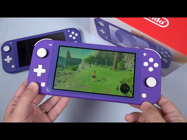 Unboxing Blue Switch Lite: NOW It's Purple 😂 [Shell Swap] - YouTube
