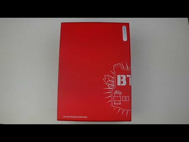 Unboxing BTS (Bangtan Boys) 방탄소년단 2017 Season's Greetings