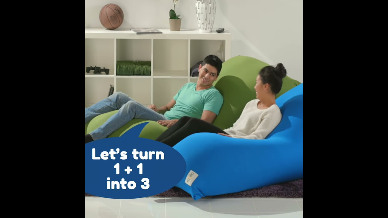 Yogibo Double/ヨギボーダブル(Square ver.) - YouTube