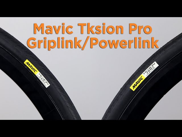 Mavic Yksion Pro GripLink and PowerLink Clincher Tireset - YouTube