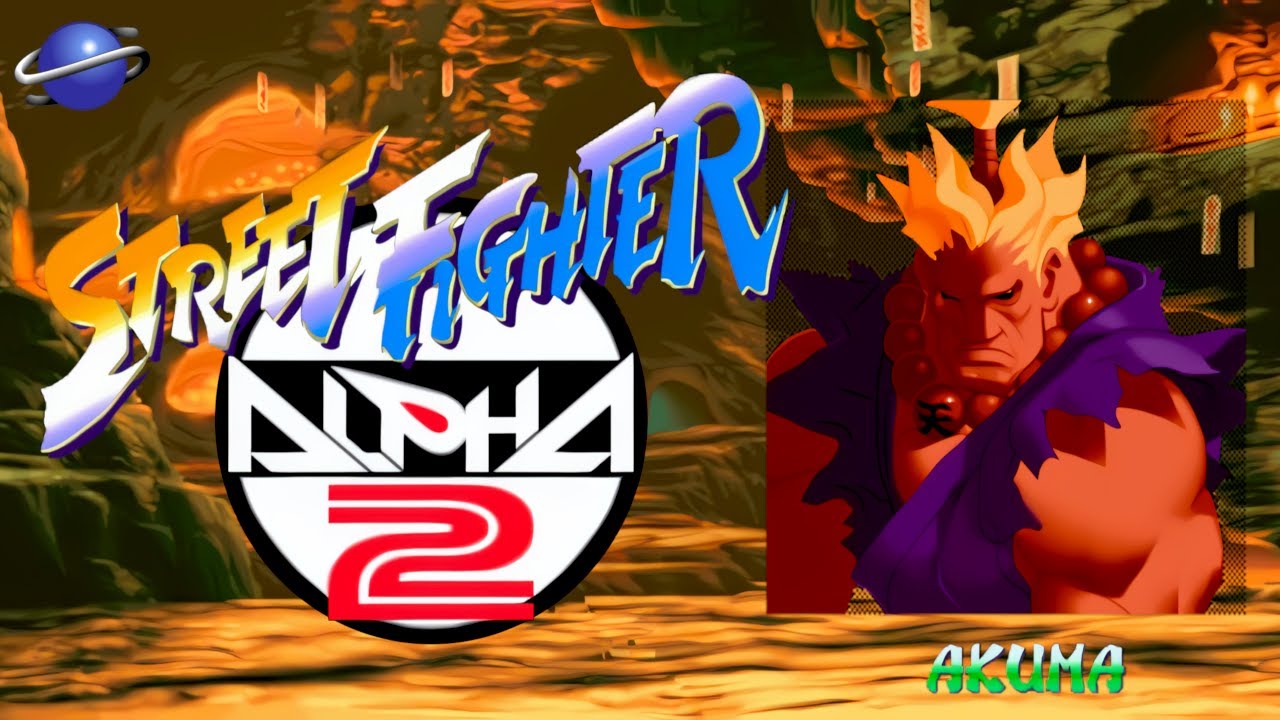 Street Fighter Alpha 2 - Shin Akuma (Sega Saturn) ストリート