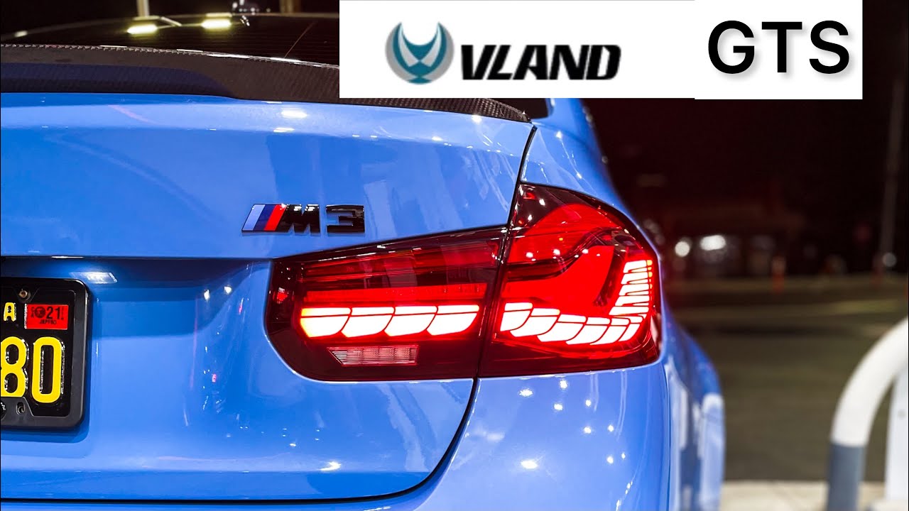 VLAND OLED GTS TAIL LIGHTS INSTALLED ON MY BMW F80 M3, DIY ( Fits