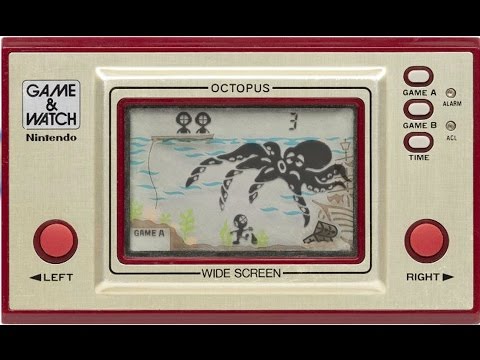 ゲームウォッチ オクトパス Game&Watch 🐙 Octopus 🐙 Retro Game