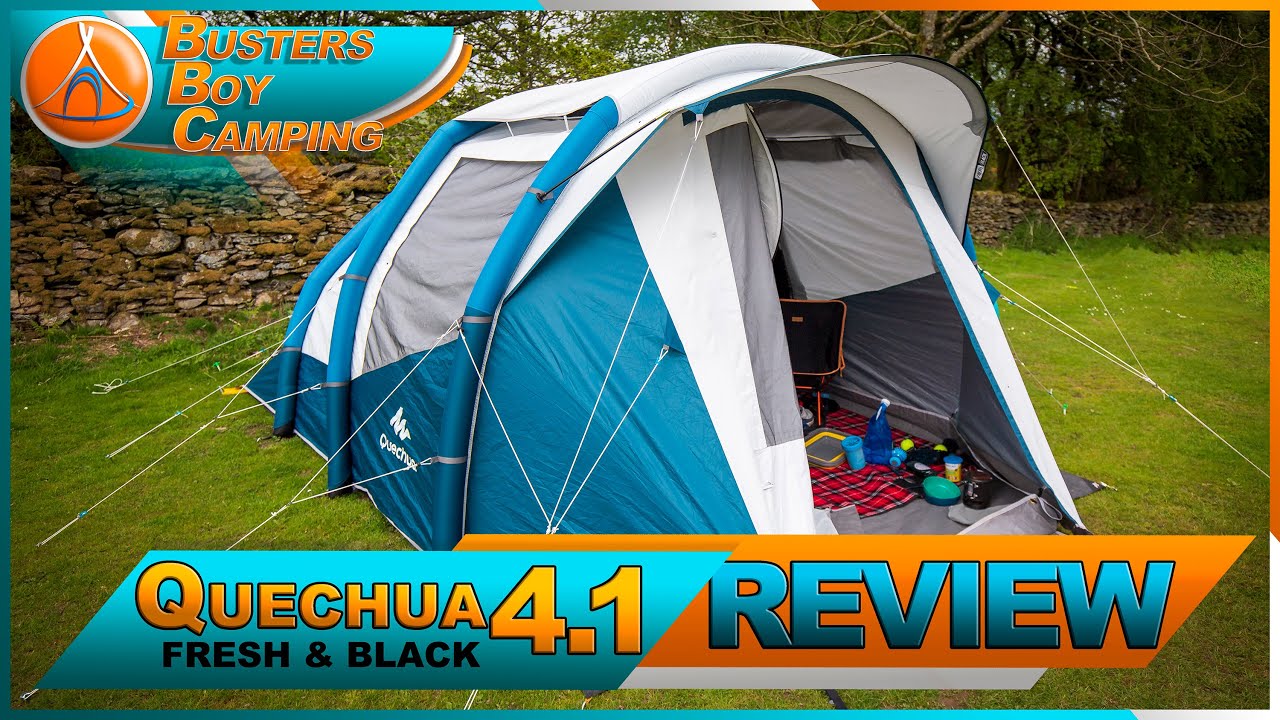 Quechua Air Seconds 4.1 Fresh and Black Review - YouTube